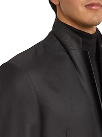 Basic Wool Single-Breasted Suit
