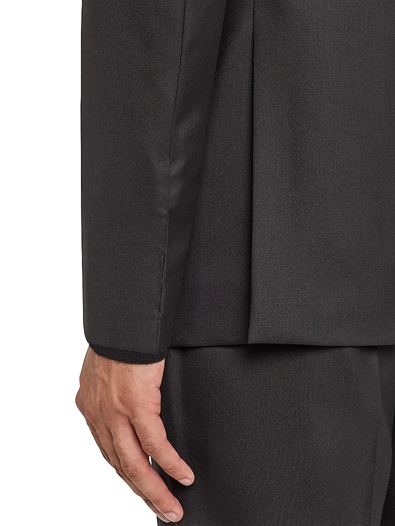Basic Wool Single-Breasted Suit