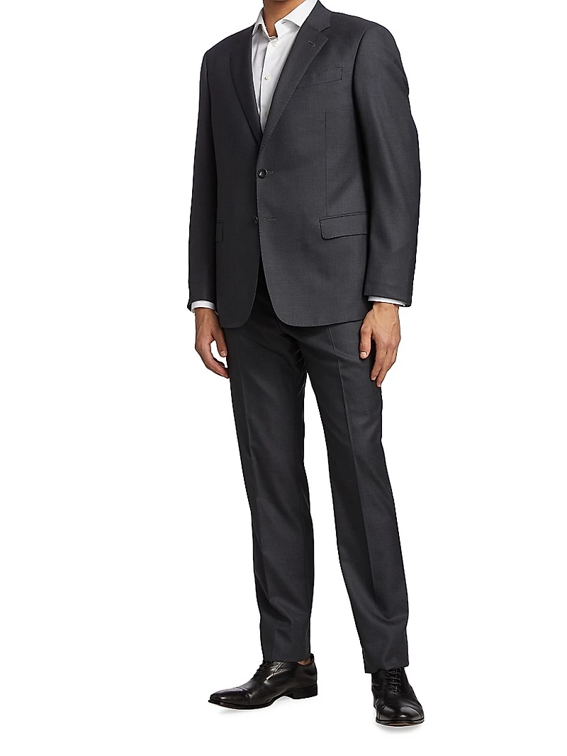Wool & Silk Two-Piece Suit