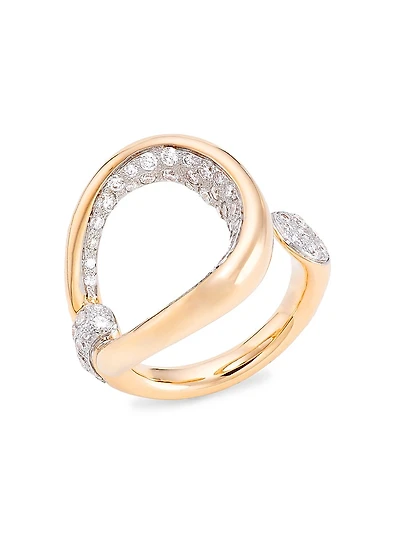 Fantina 18K Rose Gold & Diamond Ring