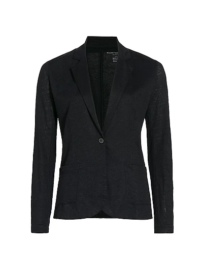 Stretch Linen Blazer