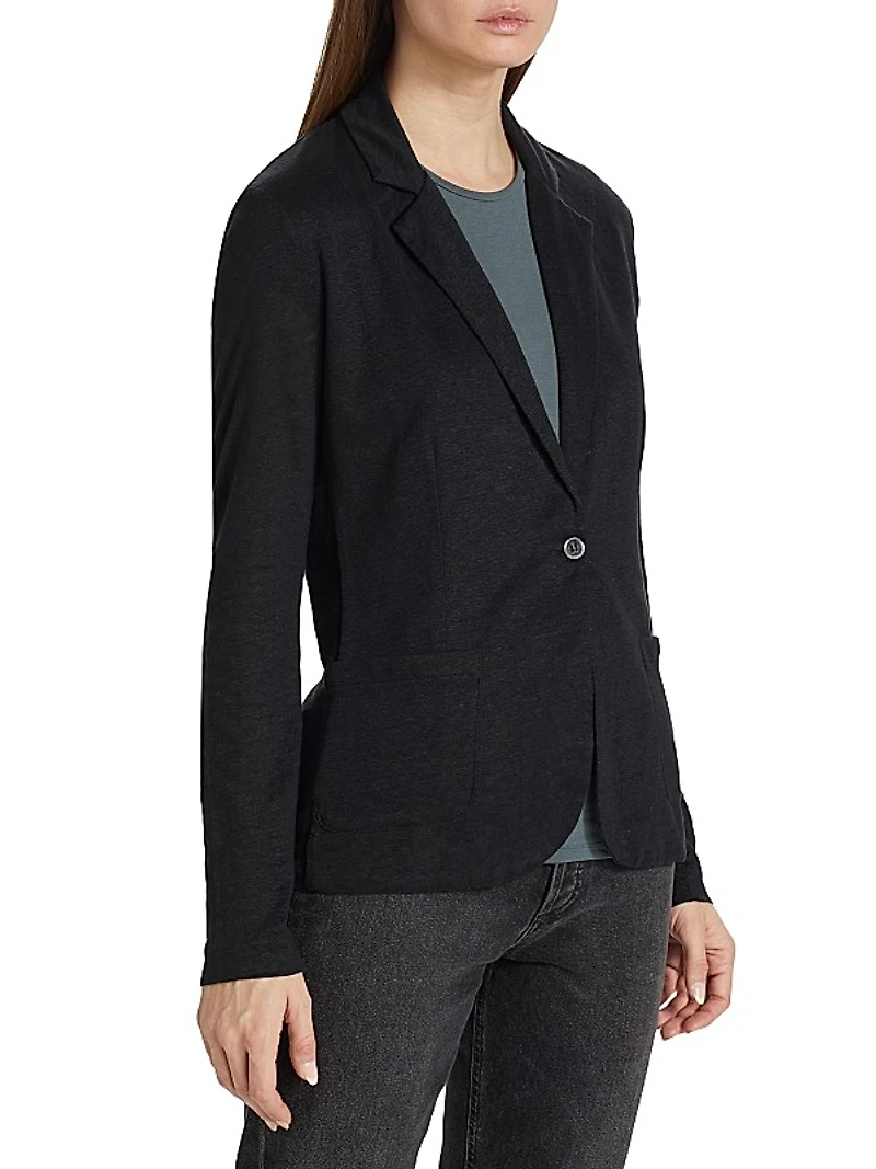 Stretch Linen Blazer