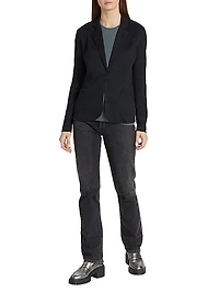 Stretch Linen Blazer