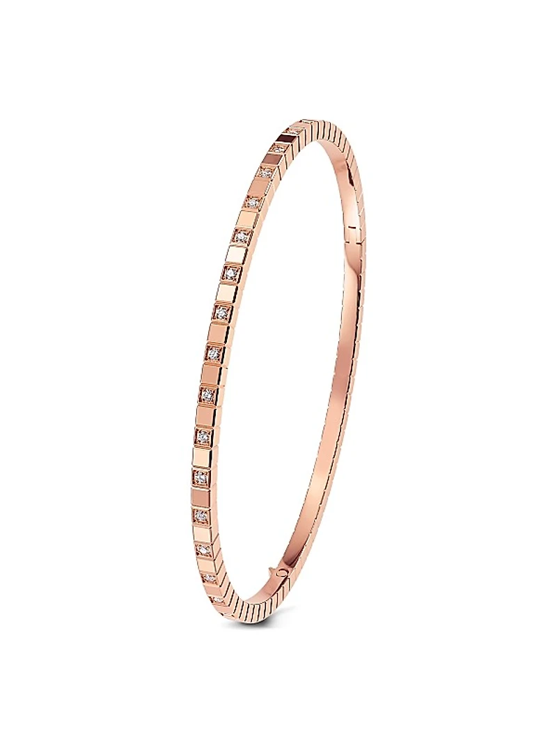 Ice Cube 18K Rose Gold & Diamond Bracelet
