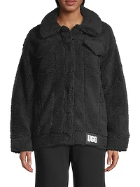 Frankie Faux Shearling Trucker Jacket
