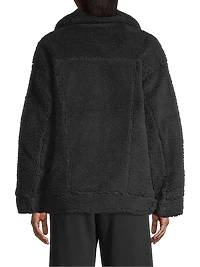 Frankie Faux Shearling Trucker Jacket