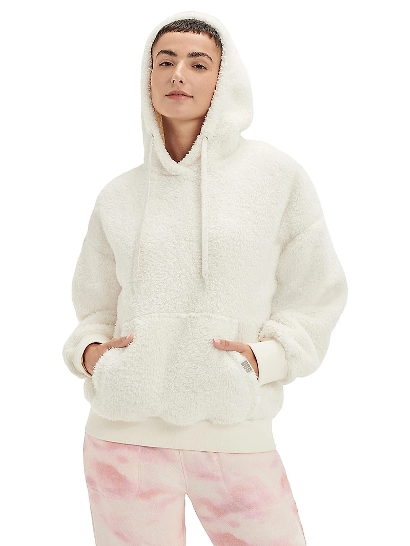 Loyra Faux Shearling Hoodie