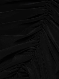 Diana Ruched One-Shoulder Gown