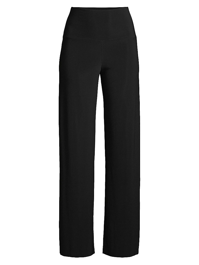High-Rise Straight-Leg Pants