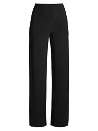 High-Rise Straight-Leg Pants