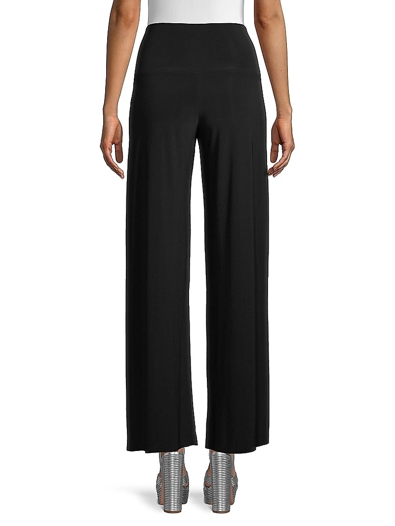 High-Rise Straight-Leg Pants