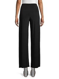 High-Rise Straight-Leg Pants