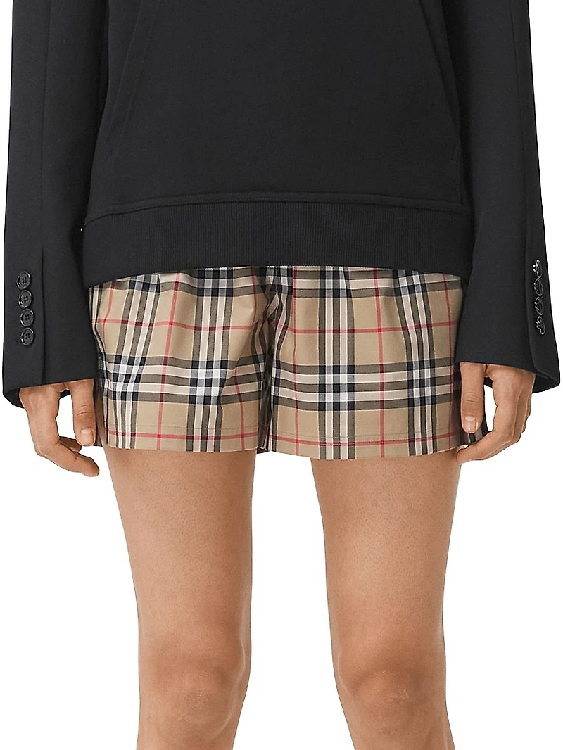 Audrey Check Shorts