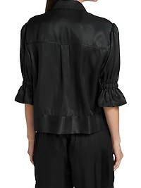 Holly Puff-Sleeve Utility Jacket