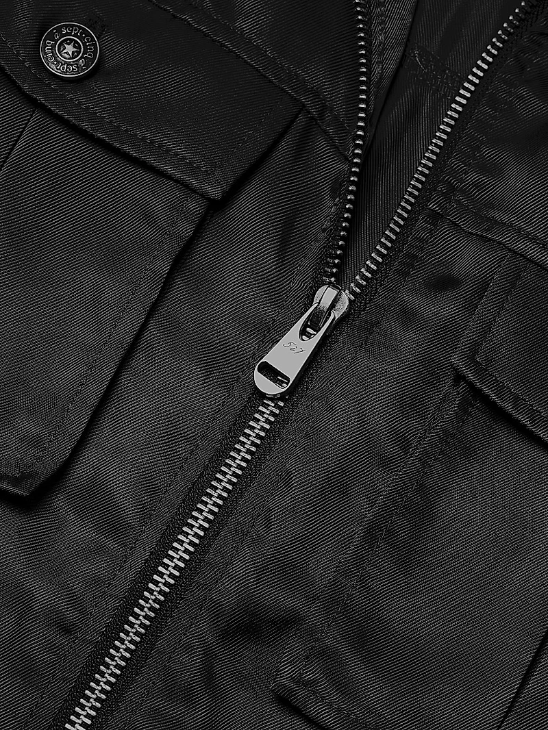 Holly Puff-Sleeve Utility Jacket