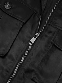 Holly Puff-Sleeve Utility Jacket