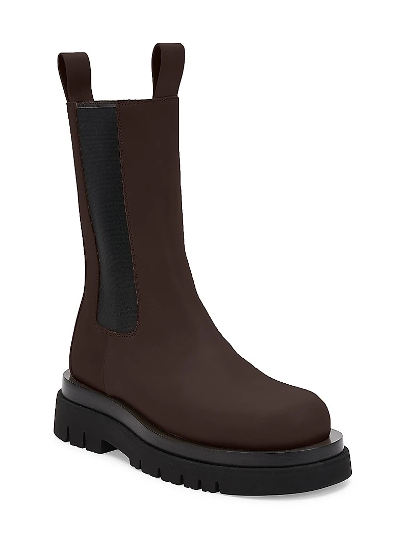 Lug Leather Boots