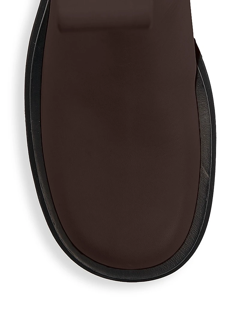 Lug Leather Boots