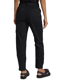 Elian Mid-Rise Stretch Cargo Pants