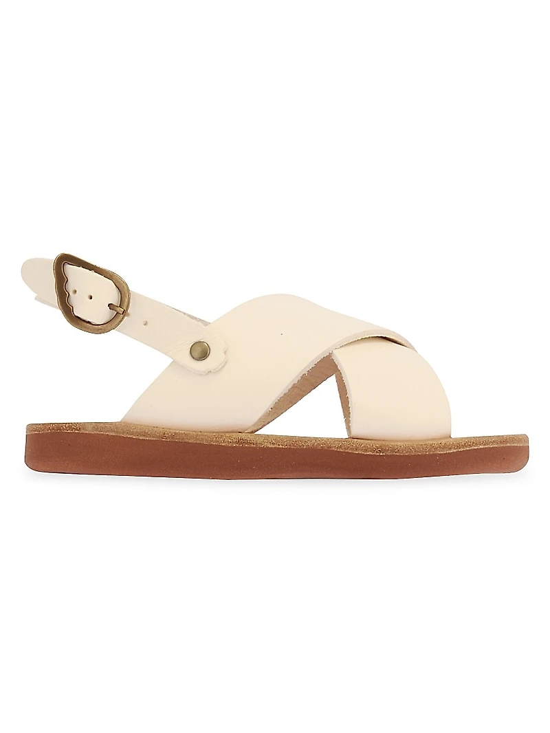 Little Girl's & Maria Soft Leather Sandals