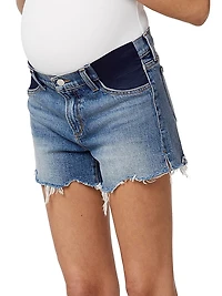 The Ozzie Frayed Maternity Shorts