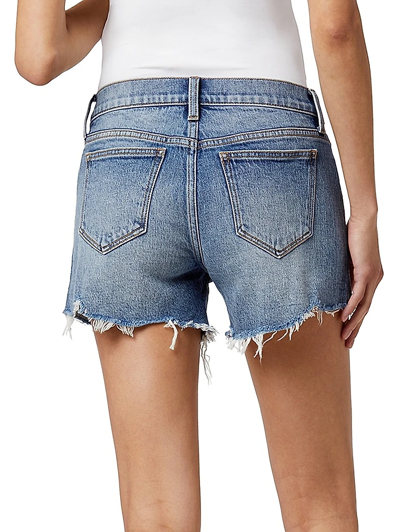 The Ozzie Frayed Maternity Shorts