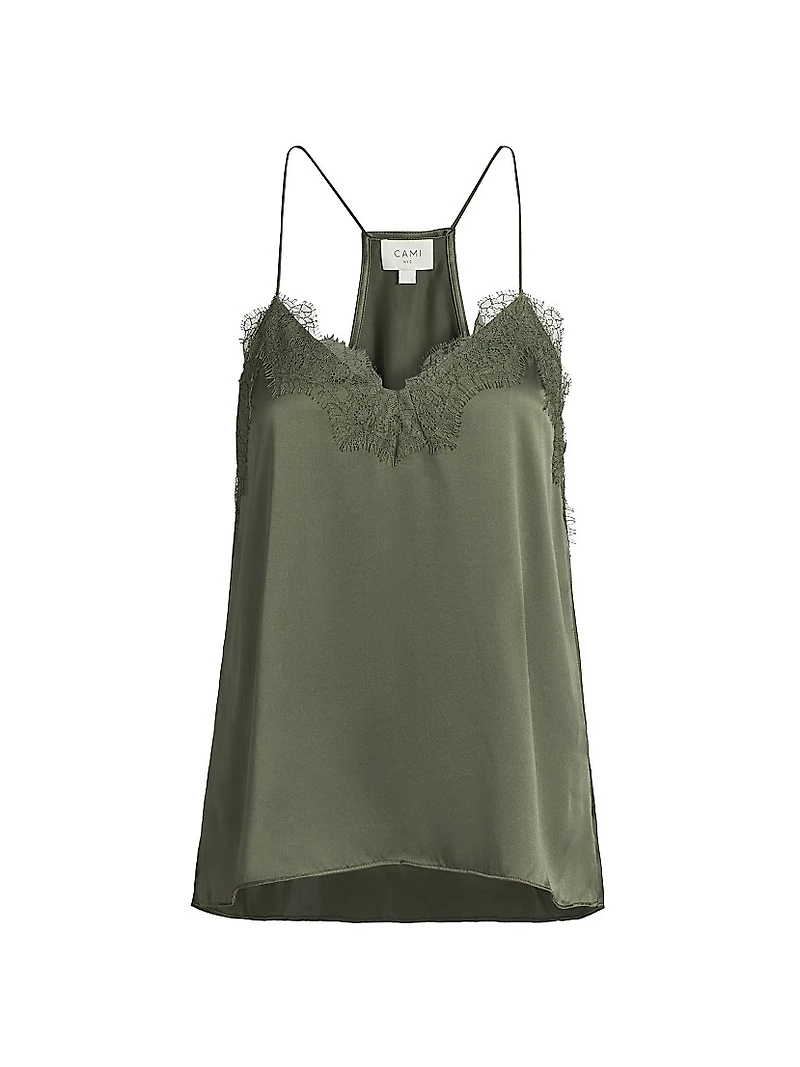 Racer Silk Camisole