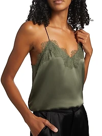 Racer Silk Camisole
