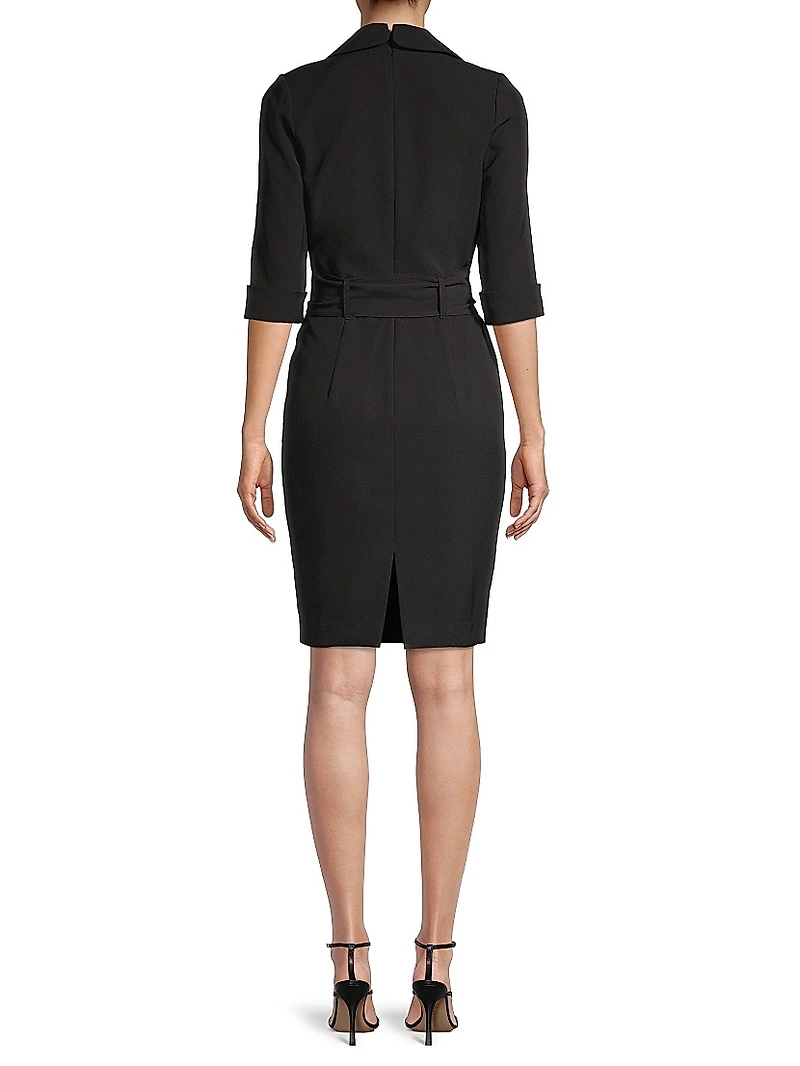 Lucinda Belted Sheath Dress
