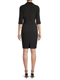 Lucinda Belted Sheath Dress