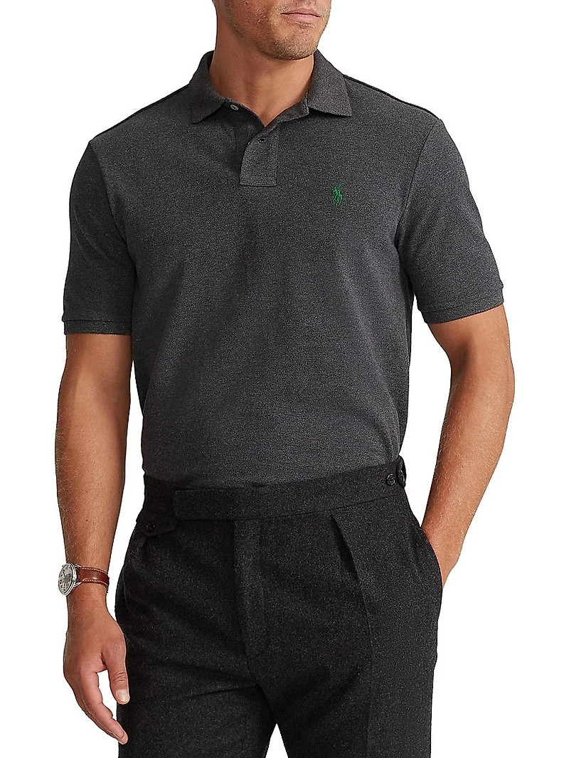Mesh Classic-Fit Polo Shirt