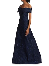 Off-The-Shoulder Gown