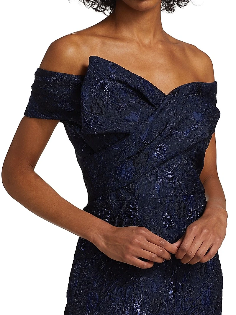 Off-The-Shoulder Gown