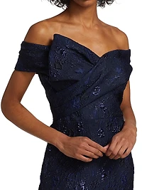 Off-The-Shoulder Gown