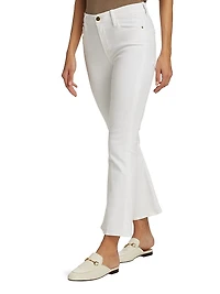 Le Crop Stretch Mini Boot-Cut Jeans