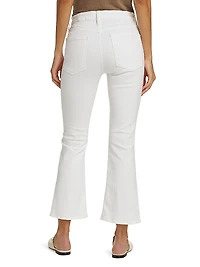 Le Crop Stretch Mini Boot-Cut Jeans