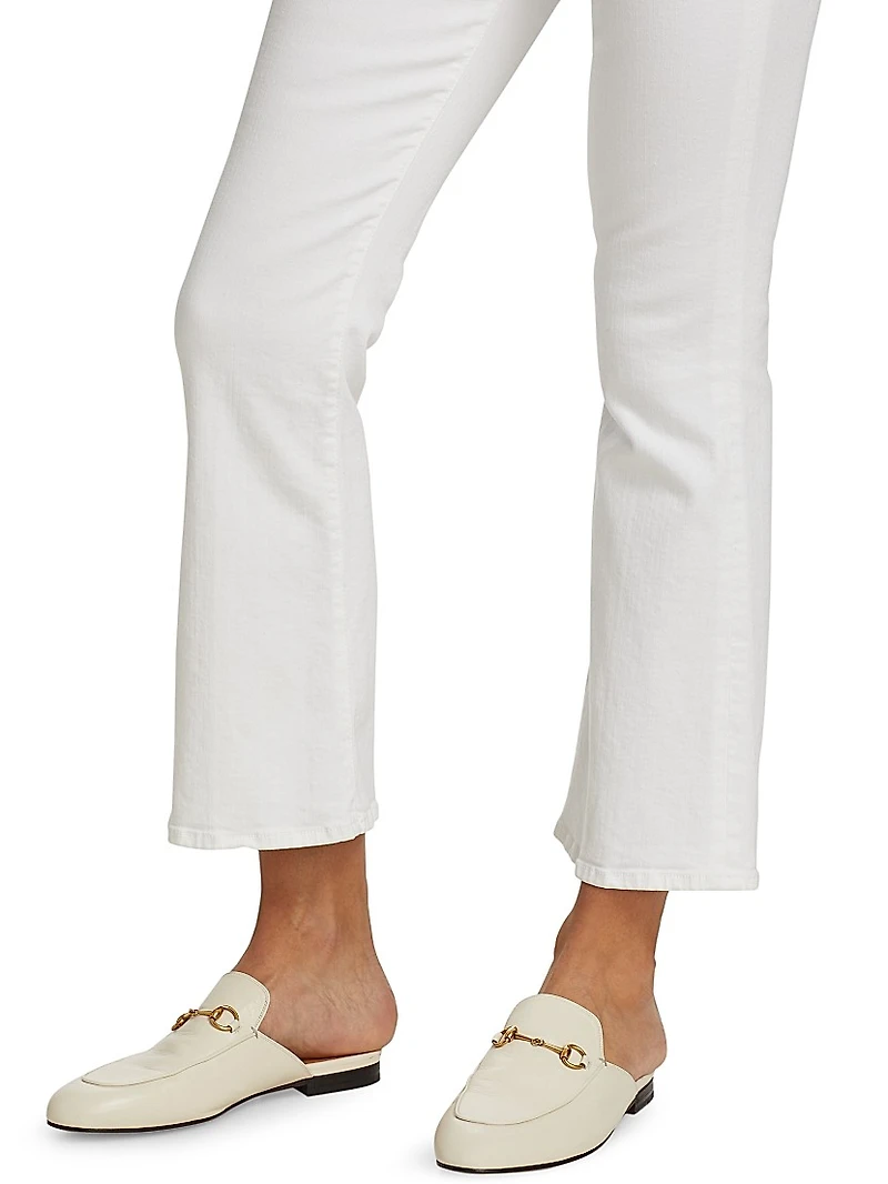 Le Crop Stretch Mini Boot-Cut Jeans