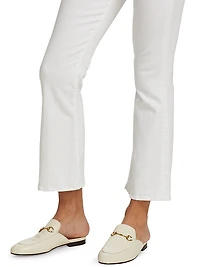 Le Crop Stretch Mini Boot-Cut Jeans