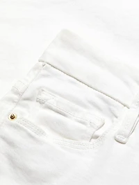 Le Crop Stretch Mini Boot-Cut Jeans