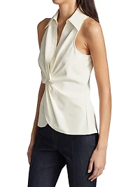 Mckenna Sleeveless Knotted Top