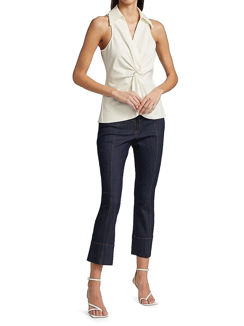 Mckenna Sleeveless Knotted Top
