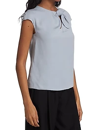 Silk Knoted Top