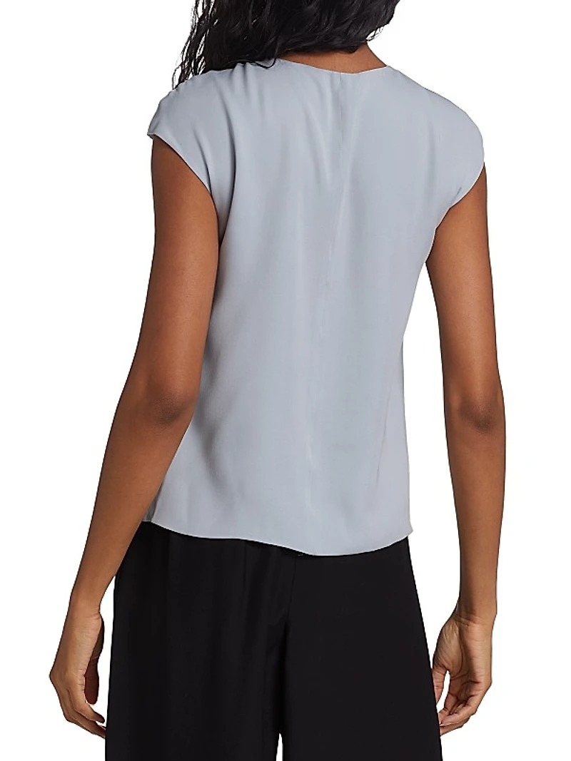 Silk Knoted Top