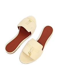 Summer Charms Suede Slides