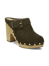 Dacey 100MM Suede Clogs