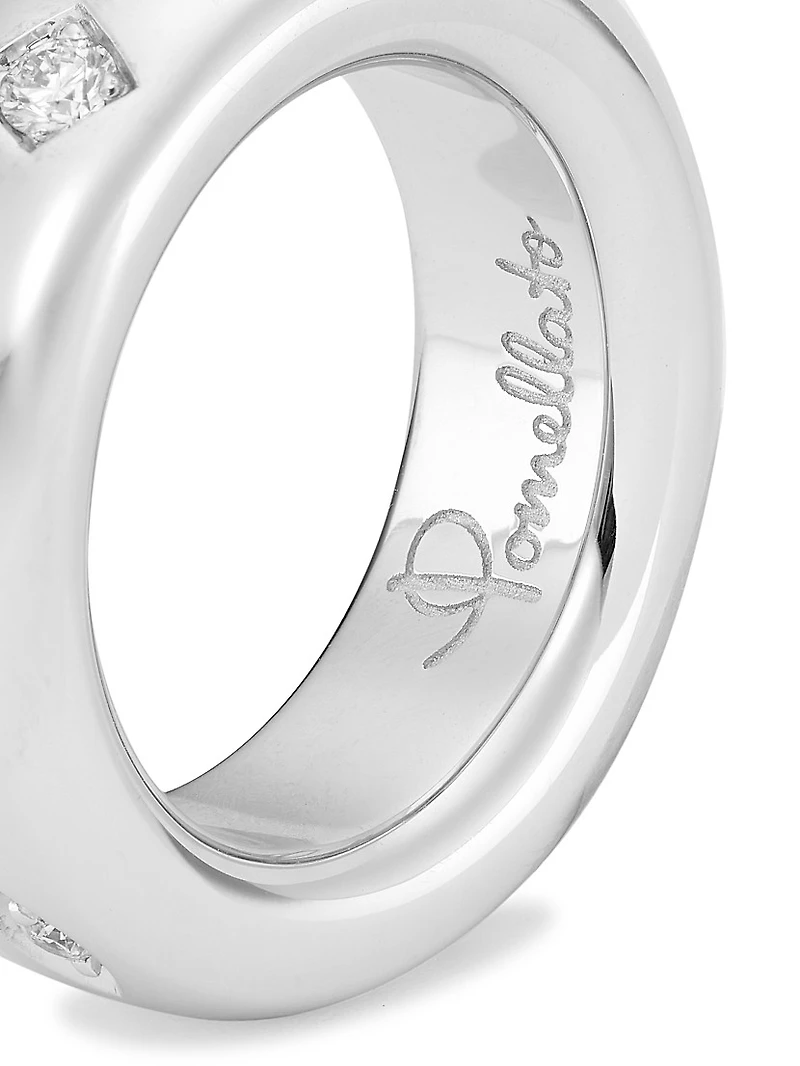 Iconica 18K White Gold & Diamond Ring