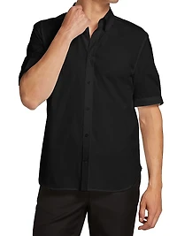 Classic Cotton Short-Sleeve Sport Shirt
