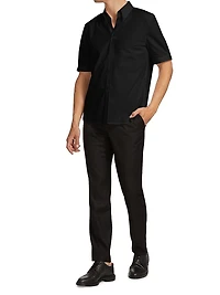 Classic Cotton Short-Sleeve Sport Shirt