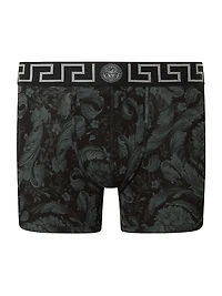 Barocco-Print Cotton-Stretch Boxer Briefs