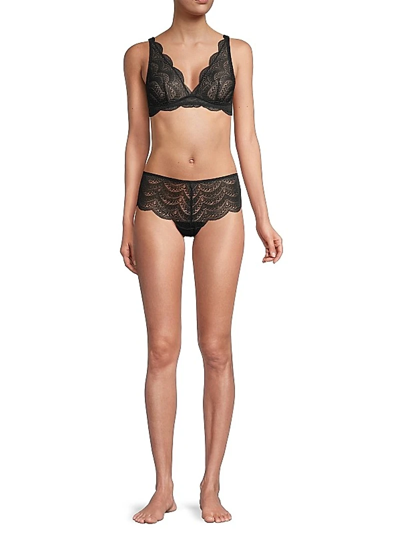 Karma Scalloped Lace Triangle Bra